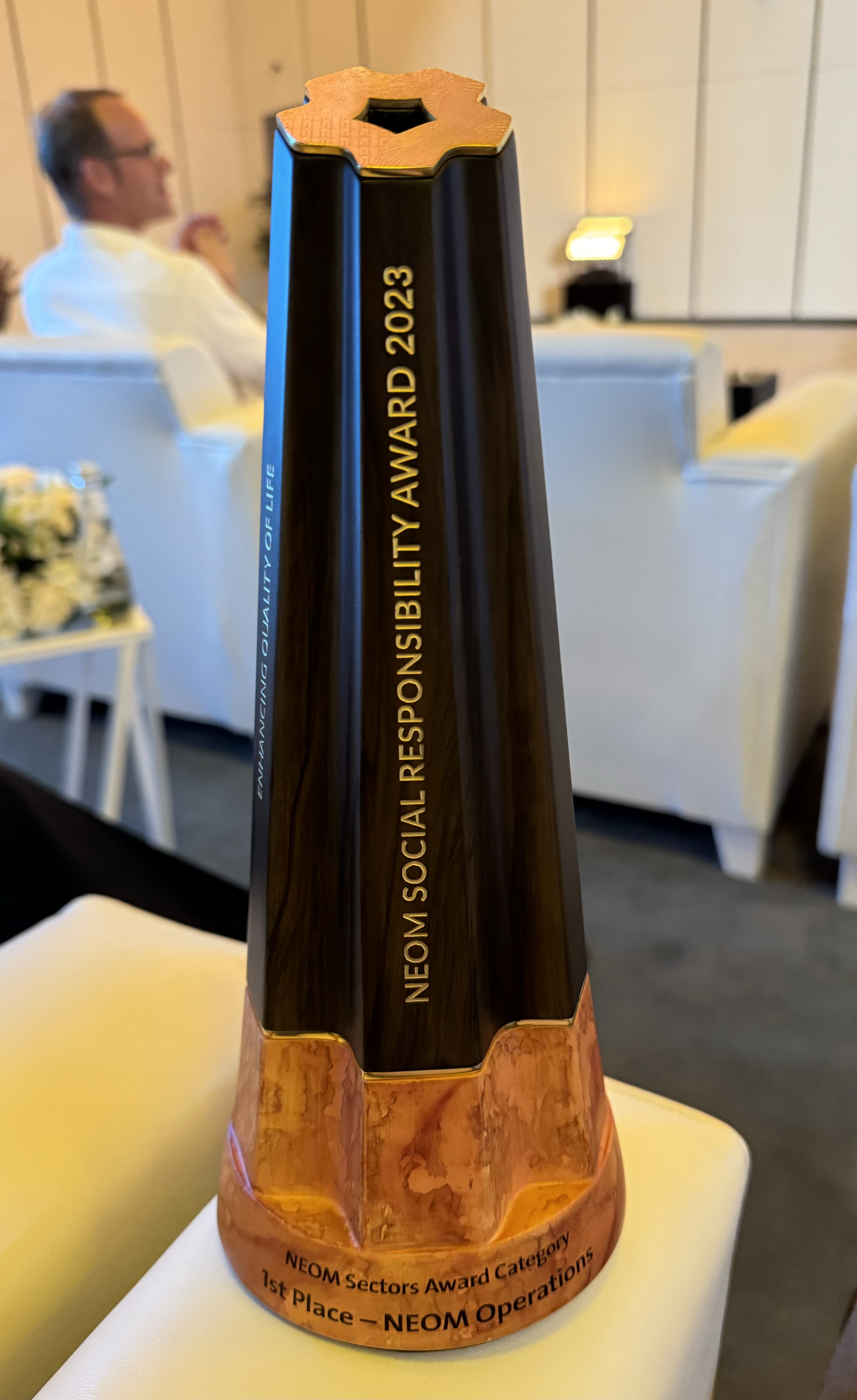 NEOM Social Responsibility Trophy 2023